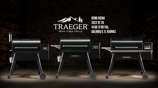 TRAEGER granulinių grilių pristatymas / Demo diena