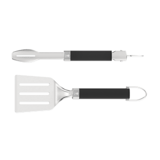 WEBER Precision Grill Tongs & Spatula Set, 3400213 - WEBER - Evelostore