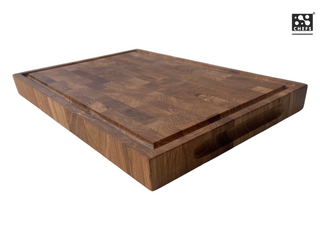 Chefs Soul CarveOak double-sided oak cutting board, 45 x 30