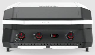 Cozze Rotate 17 gaasipizzaahi pöörleva kiviga ja LED-valgusega, 42,5 cm