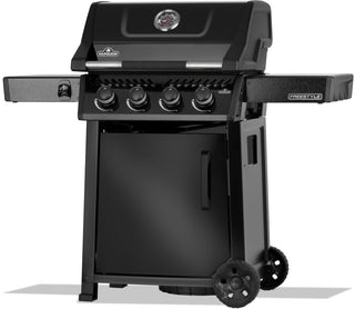 Gāzes bārbekjū Napoleona fantoma frīstails 425 sib ar sānu degli, melns