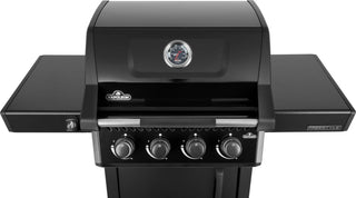 Gāzes bārbekjū Napoleona fantoma frīstails 425 sib ar sānu degli, melns