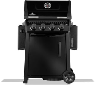 Gāzes bārbekjū Napoleona fantoma frīstails 425 sib ar sānu degli, melns