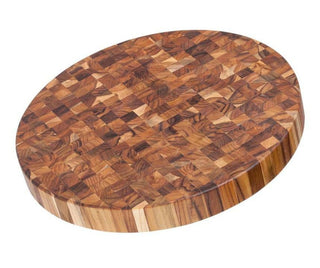 Teakhaus Butcher Block cutting and serving board, round 56
