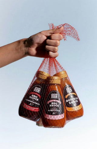 BBQ Entertainment Ultimate BBQ padažas su granatais, 280 g.