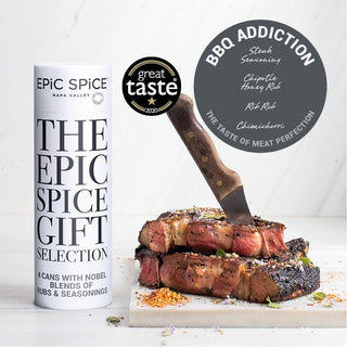 Epic Spice Napa Valley BBQ atkarība, lai iegūtu perfektu gaļas garšu, garšvielu komplekts, 4 gab