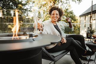 Lentynėlės-stalas Enders NOVA® BLACK L šldytuvui