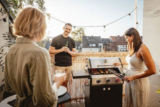 Enders Dujiniai griliai Dujinis Grilis Enders Chicago Next 3 R Turbo su Turbo Zona, Juodas/Plieno Spalvos