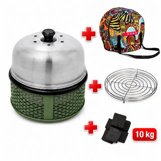 COBB Pro Heritage Travel/Picnic Grill | Green, charcoal, Ø 33 cm
