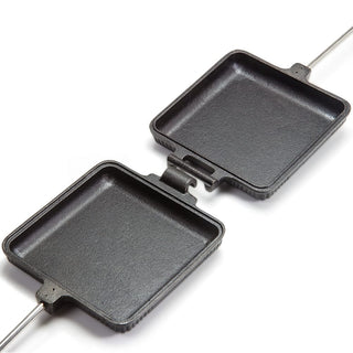 Petromax Indai iš ketaus Ketaus sumuštinių keptuvė PETROMAX su trumpa rankena, 11,5 x 11,5 cm