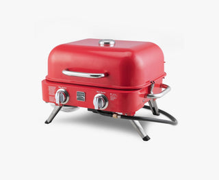Kenmore 2 degiklių nešiojamas dujinis grilis - Red / raudona