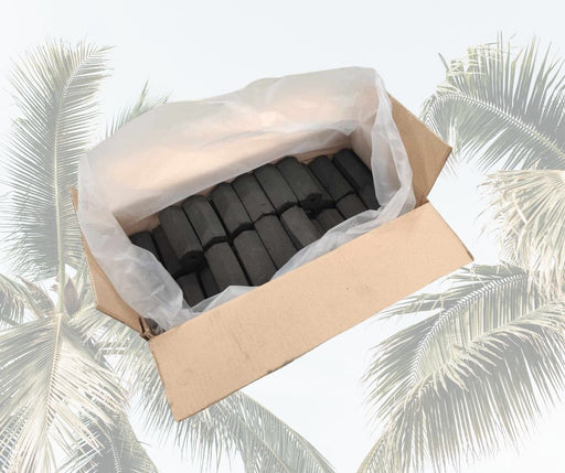 Nospiediet kokosriekstu čaumalas oglekļa briketes Švarcbergu, 10 kg