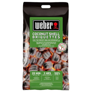 WEBER Kuras Presuoti kokoso anglies briketai WEBER, 8 kg