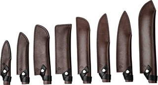 Leather sheath STYLE DE VIE Leather, Forged Carving knife