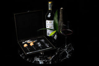 Vīna cienītāju piederumu komplekts ar kastīti Laguiole Luxury line by  STYLE DE VIE, 6 gab.