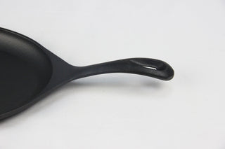 Cast iron frying pan SANTOS with plate, 25x18 cm