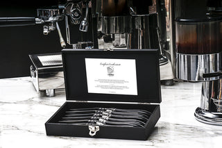 Steiko peiliai LAGUIOLE Luxury Line by STYLE DE VIE, 6 vnt., juodmedžio