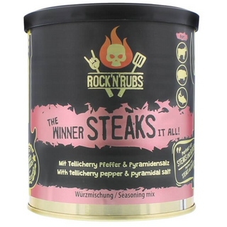 ROCK'N'RUBS Goldline All-purpose seasoning "The winner steaks it all", 140 g