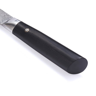 Japanese Damascus steel chef's knife OLEIO Zayiko, Black Edition, 20,5 cm