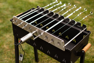 NEVARTYK automatic barbecue grill system, 9 skewers, Accessory for barbecues