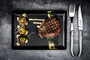 Nerūdijančio plieno steiko peiliai Luxury line by Style de vie, prabangioje medinėje dėžutėje