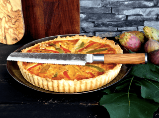 STYLE DE VIE Pjaustymas ir smulkinimas Japoniško plieno peilis STYLE DE VIE Olive Forged, Bread, 20,5 cm (duonos)