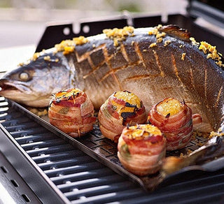 WEBER Indai Skrudinimo indas WEBER Deluxe, 44,5 cm x 30 cm x 4 cm