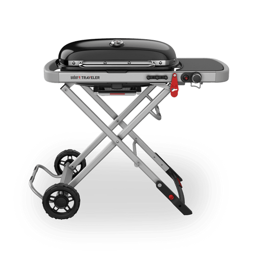 Nešiojamas dujinis grilis WEBER TRAVELER su sulankstomu vežimėliu